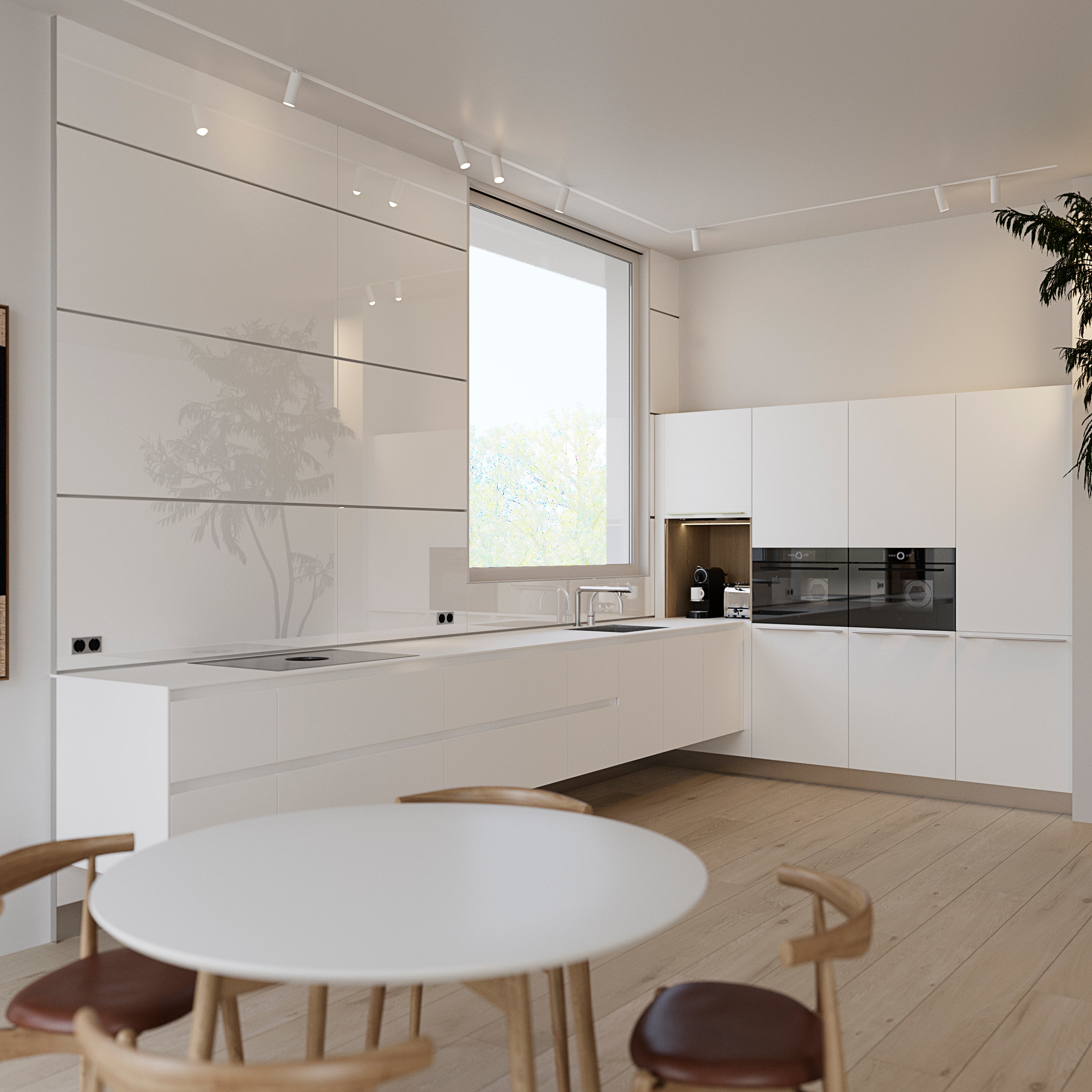 03042 - Bulthaup witte hoekkeuken