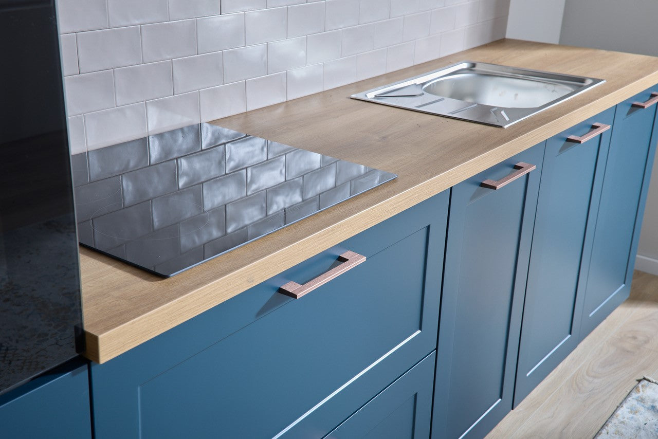 04817 - Landelijke Schüller keuken in diepblauw