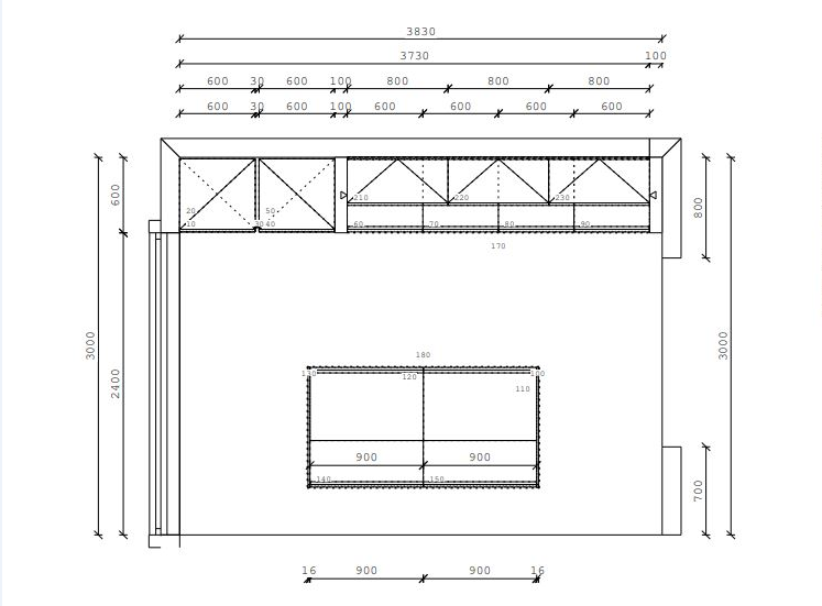 02624 - Kristalwitte eilandkeuken