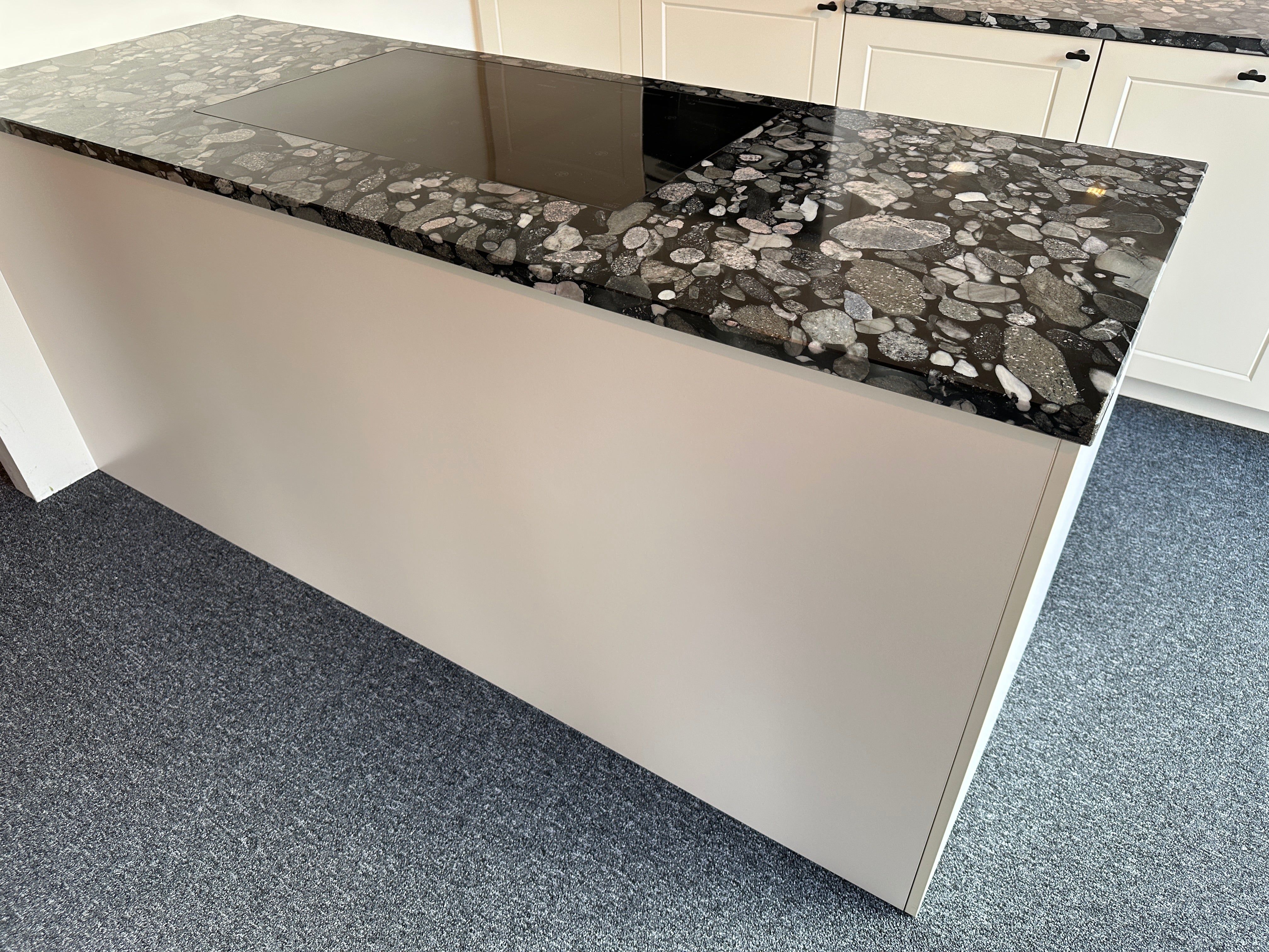 01698 - Landelijke schiereiland keuken