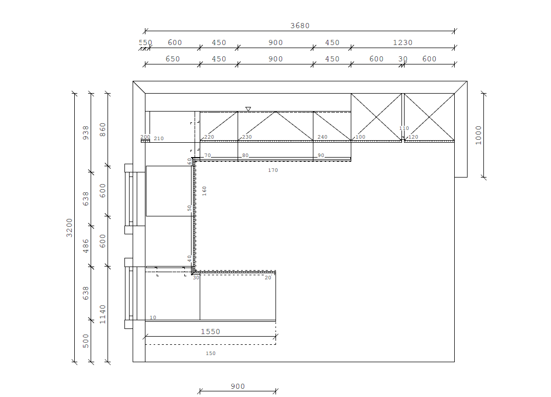 02622 - Schuller Fino Matt Onyx keuken