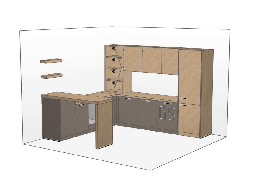 02732 - Zandeiken Schuller keuken