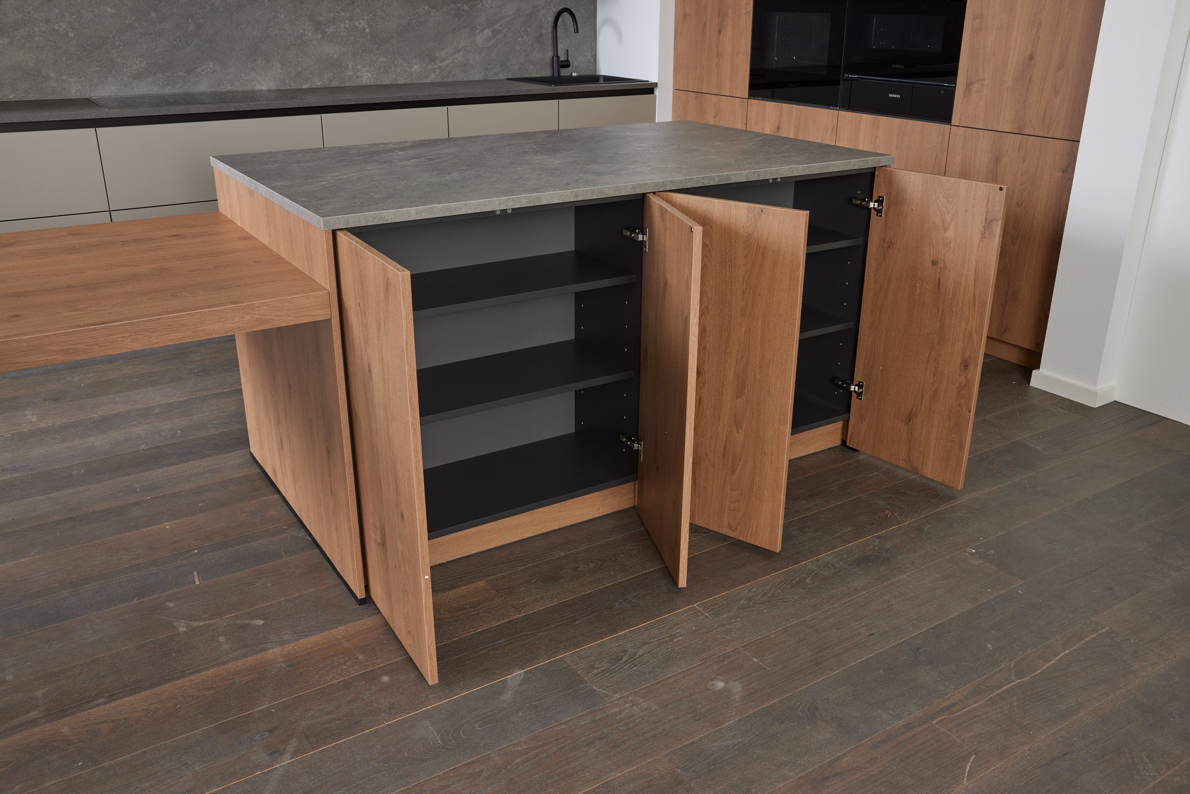 02736 - Kiezelgrijze Schuller keuken