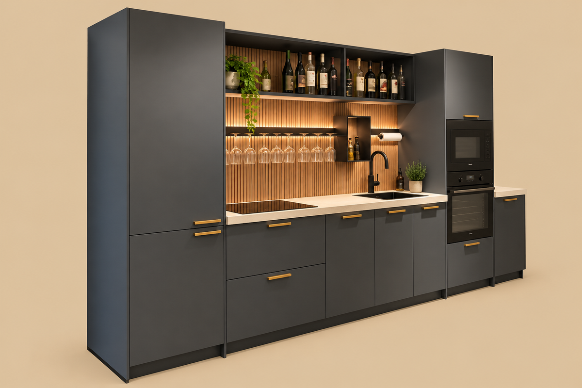 05949 - Moderne rechte keuken