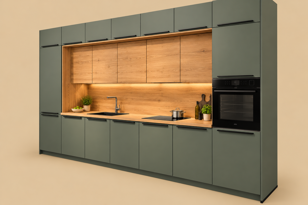 05951 - Saliegroene keuken
