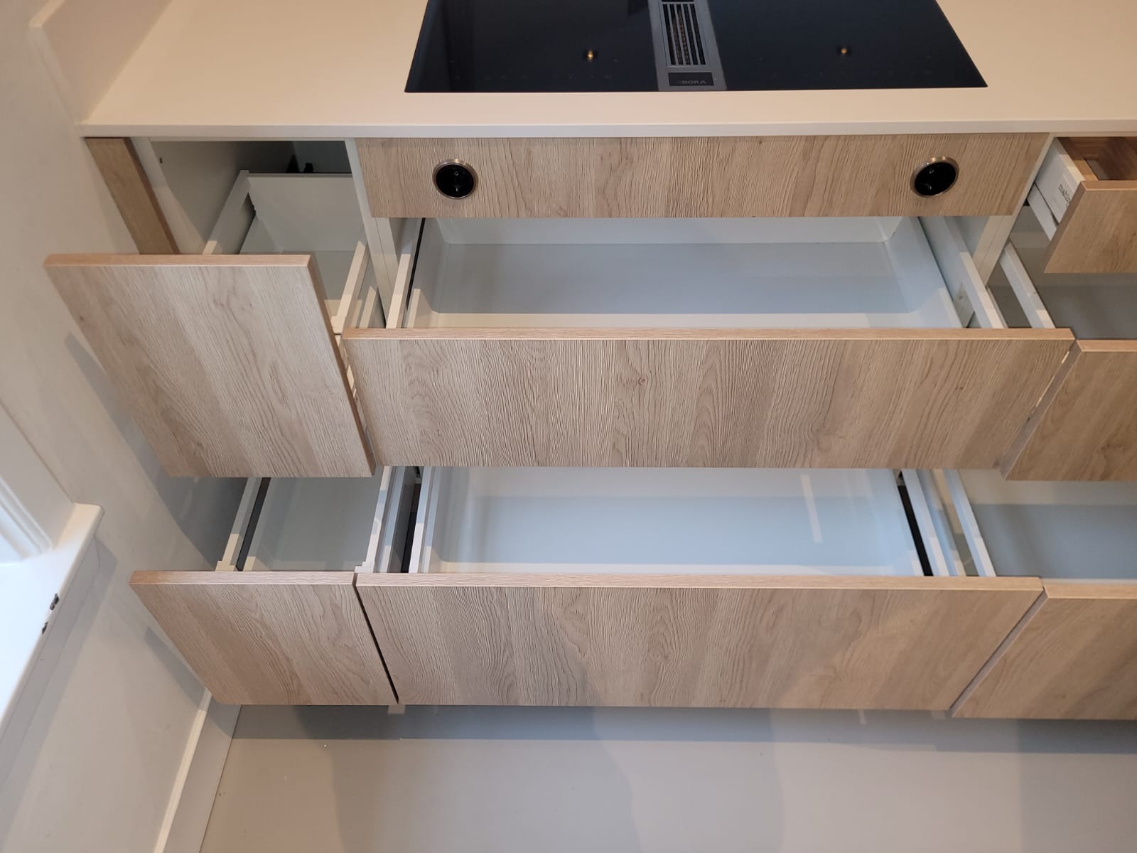 02756 - Witte schiereiland keuken