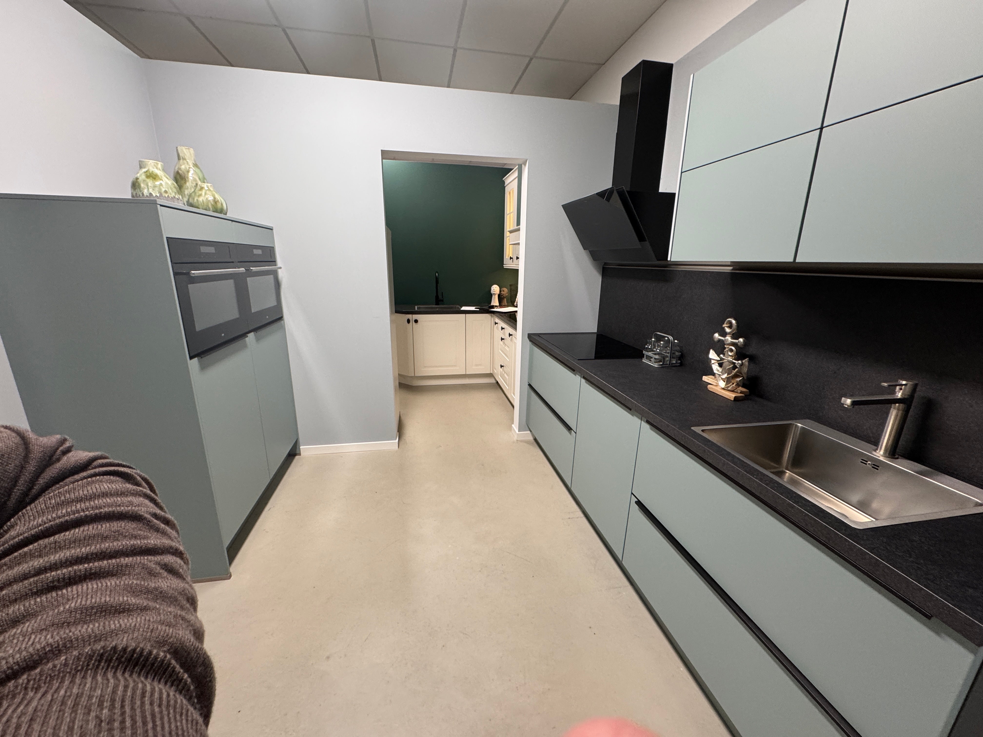 00398 - Moderne aqua supermat keuken