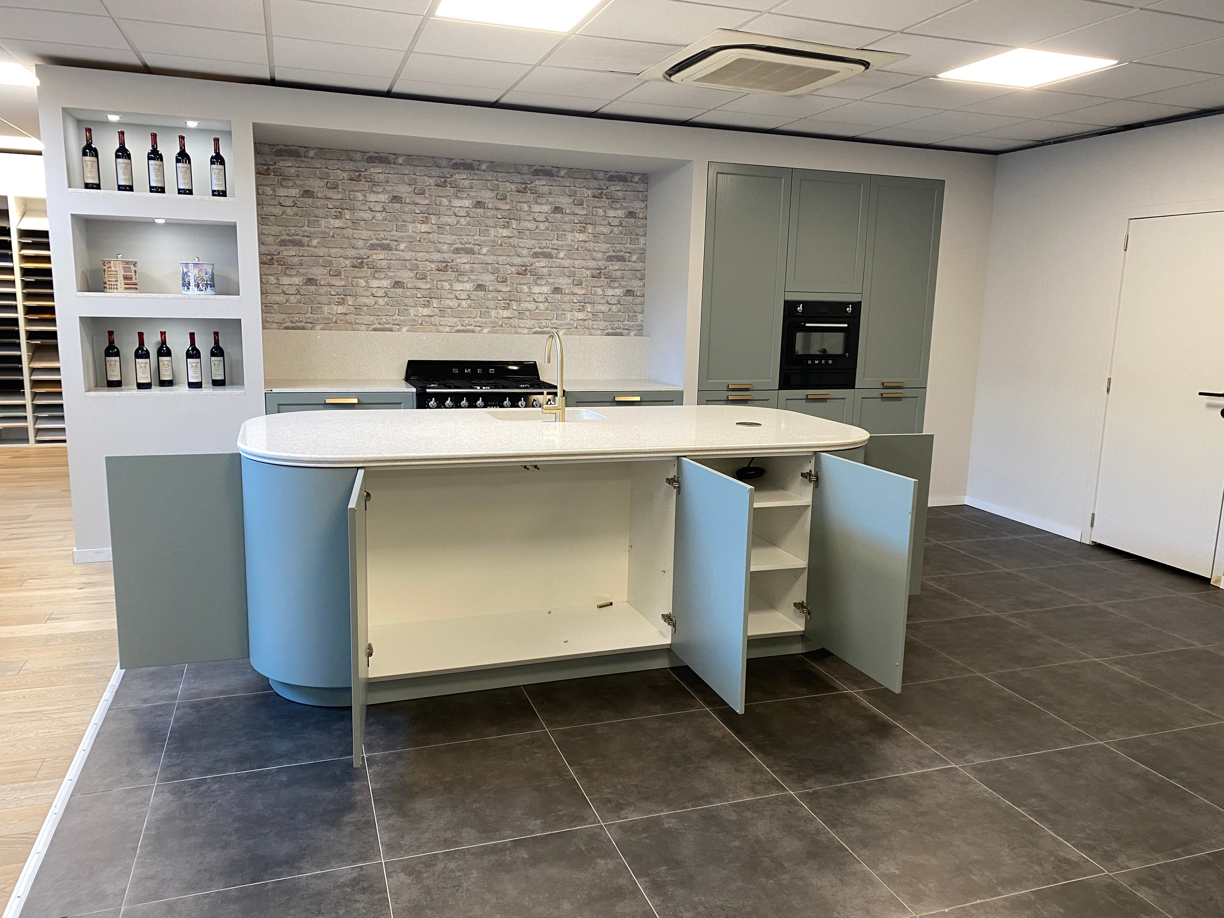 01829 - Modern/landelijk eilandkeuken