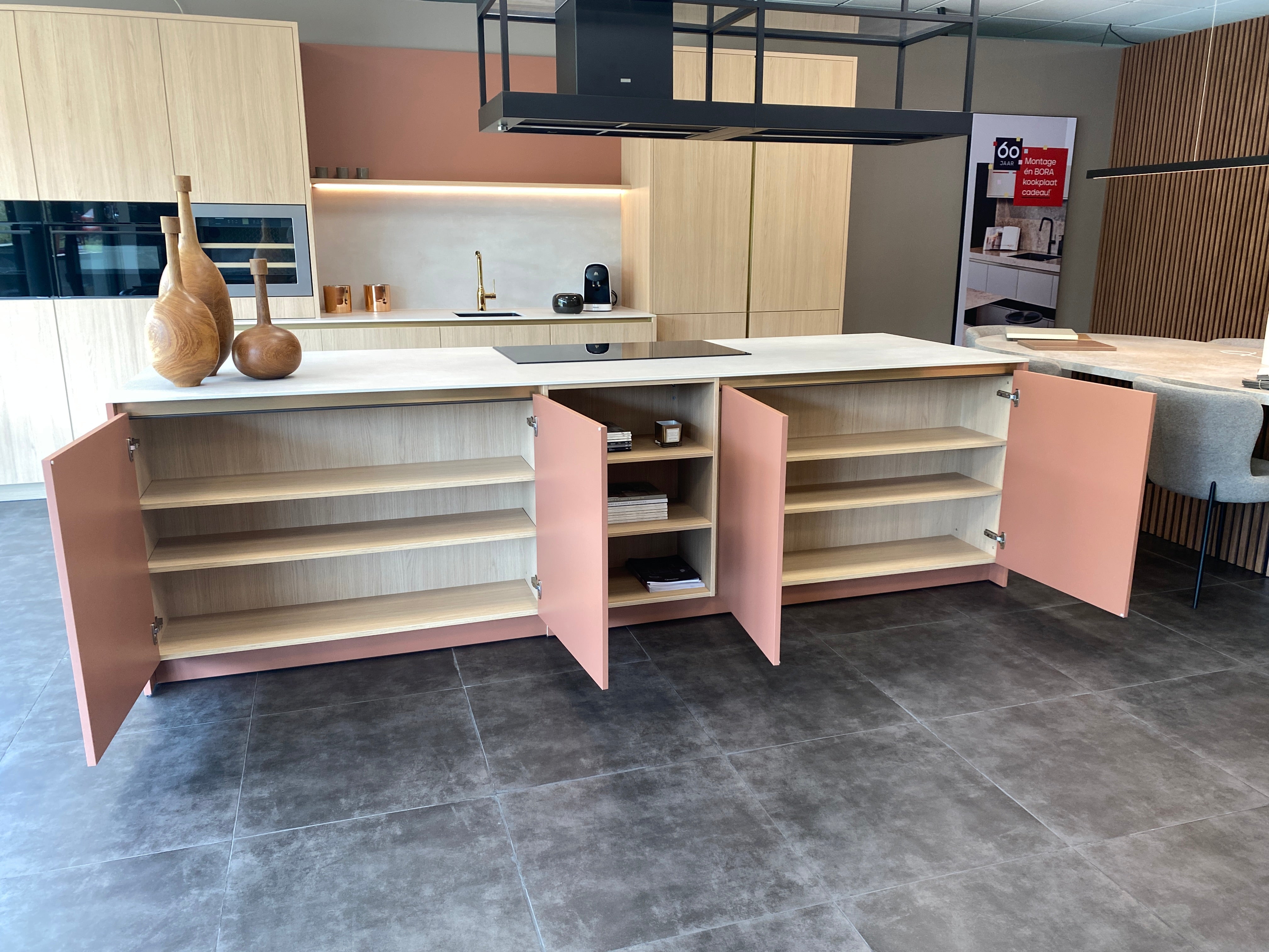 01726 - Terracotta keuken met eiken