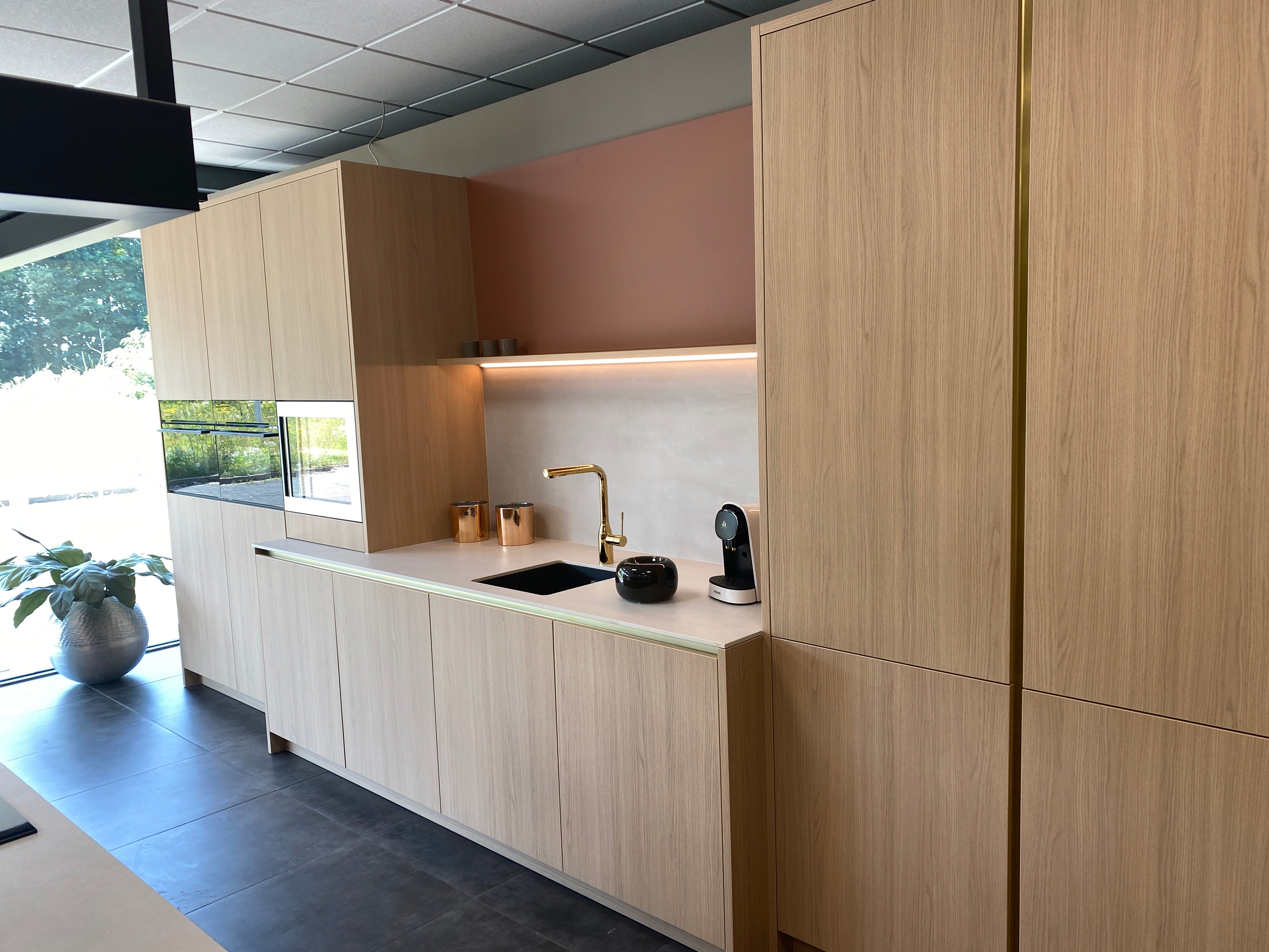 01726 - Terracotta keuken met eiken