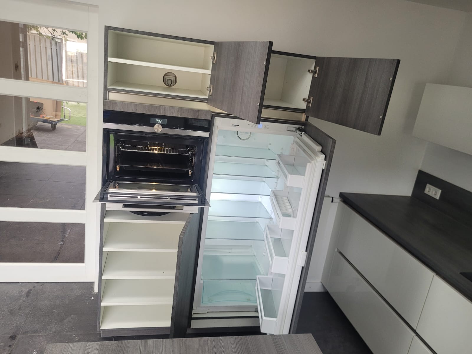 01486 - Moderne schiereiland keuken