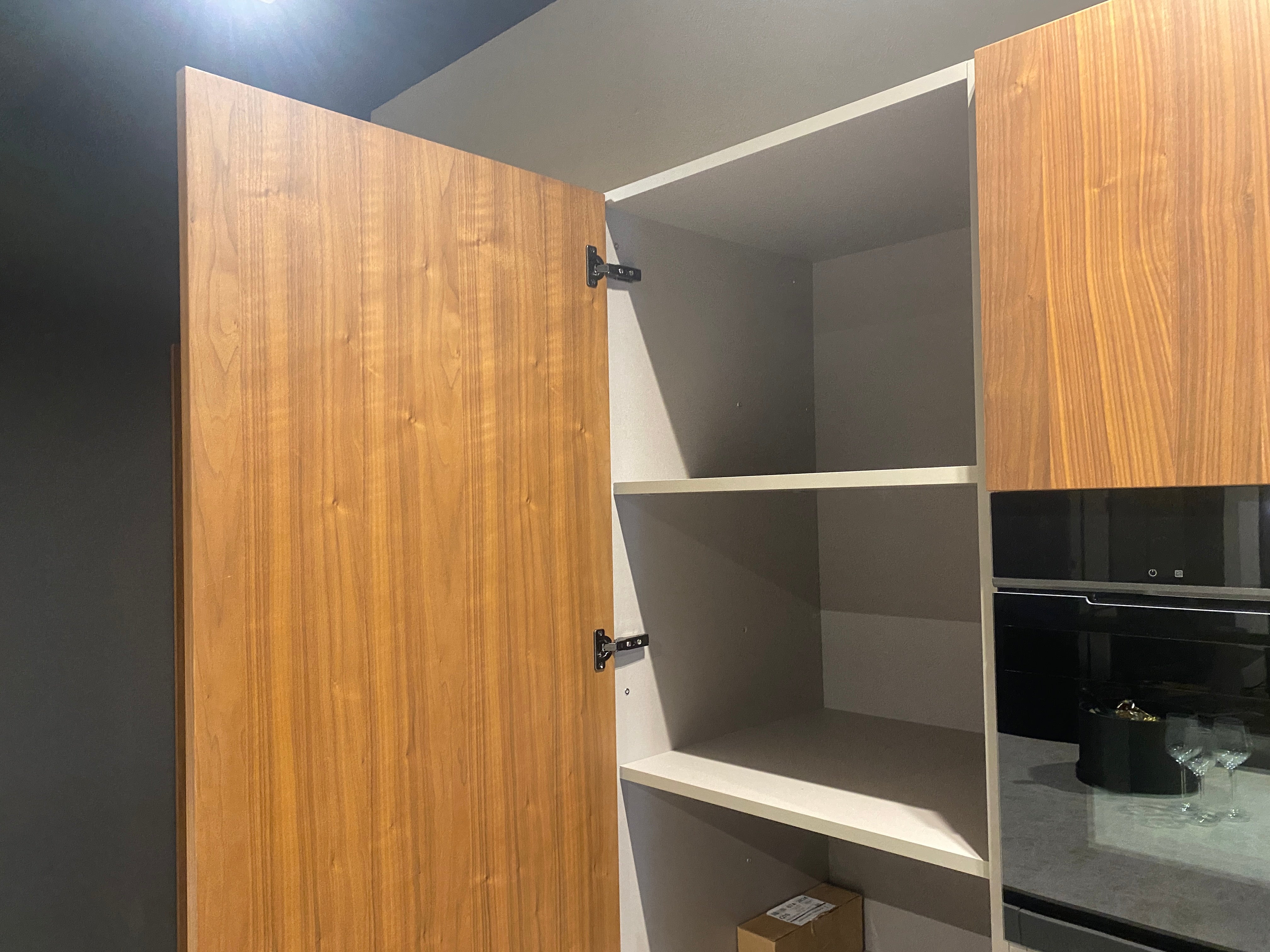 02448 - Eiken fineer eilandkeuken