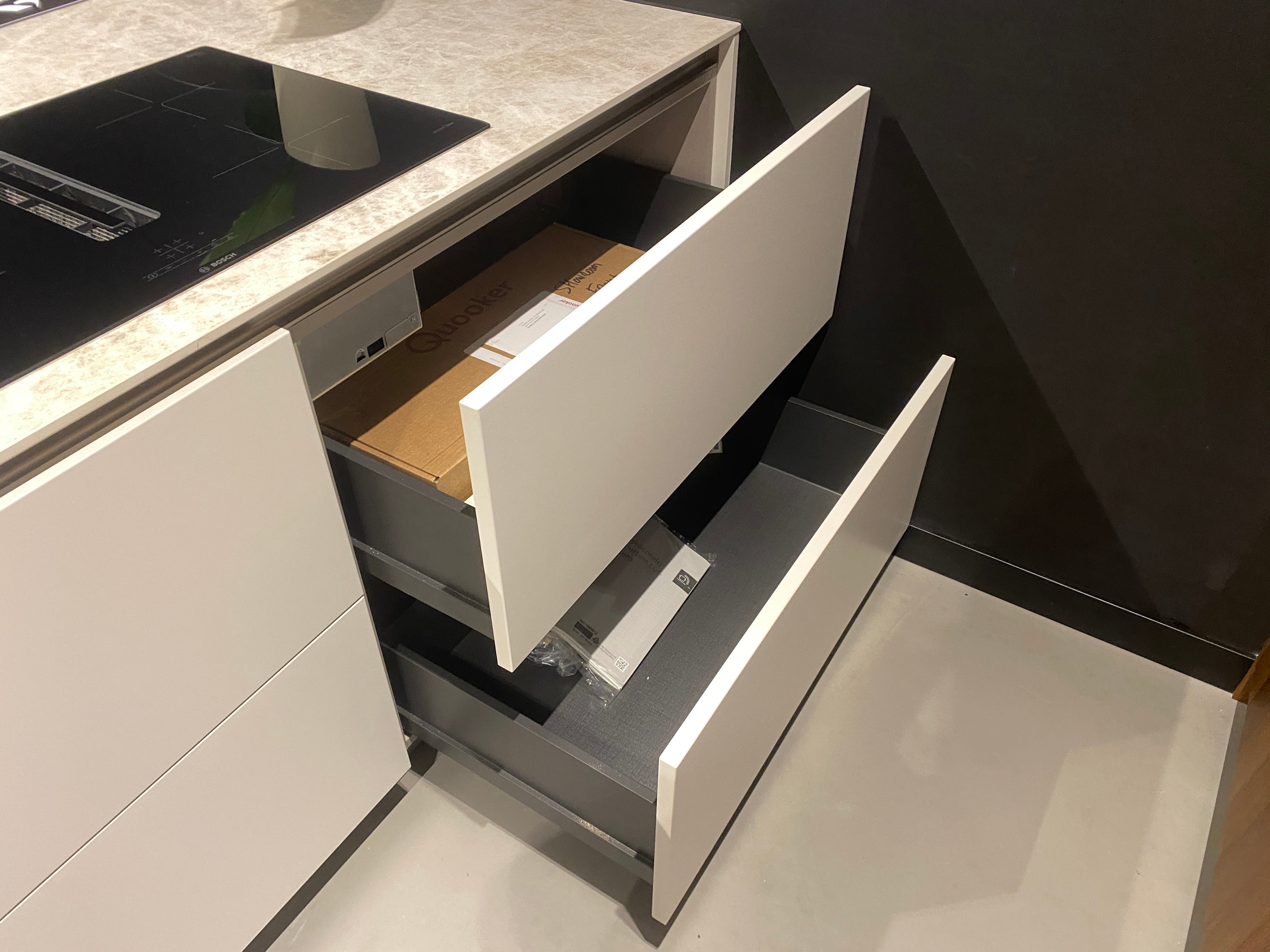 02448 - Eiken fineer eilandkeuken