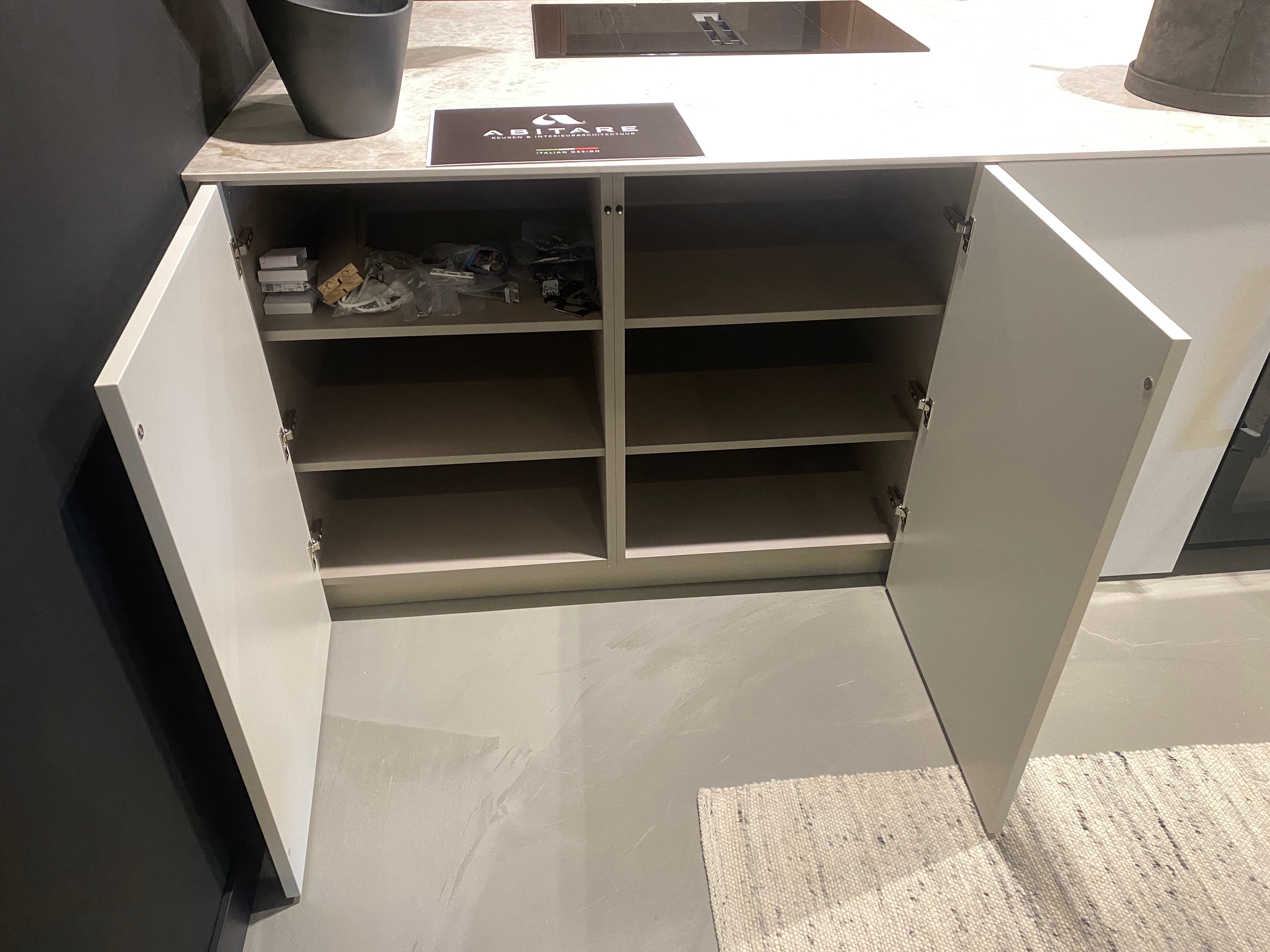 02448 - Eiken fineer eilandkeuken