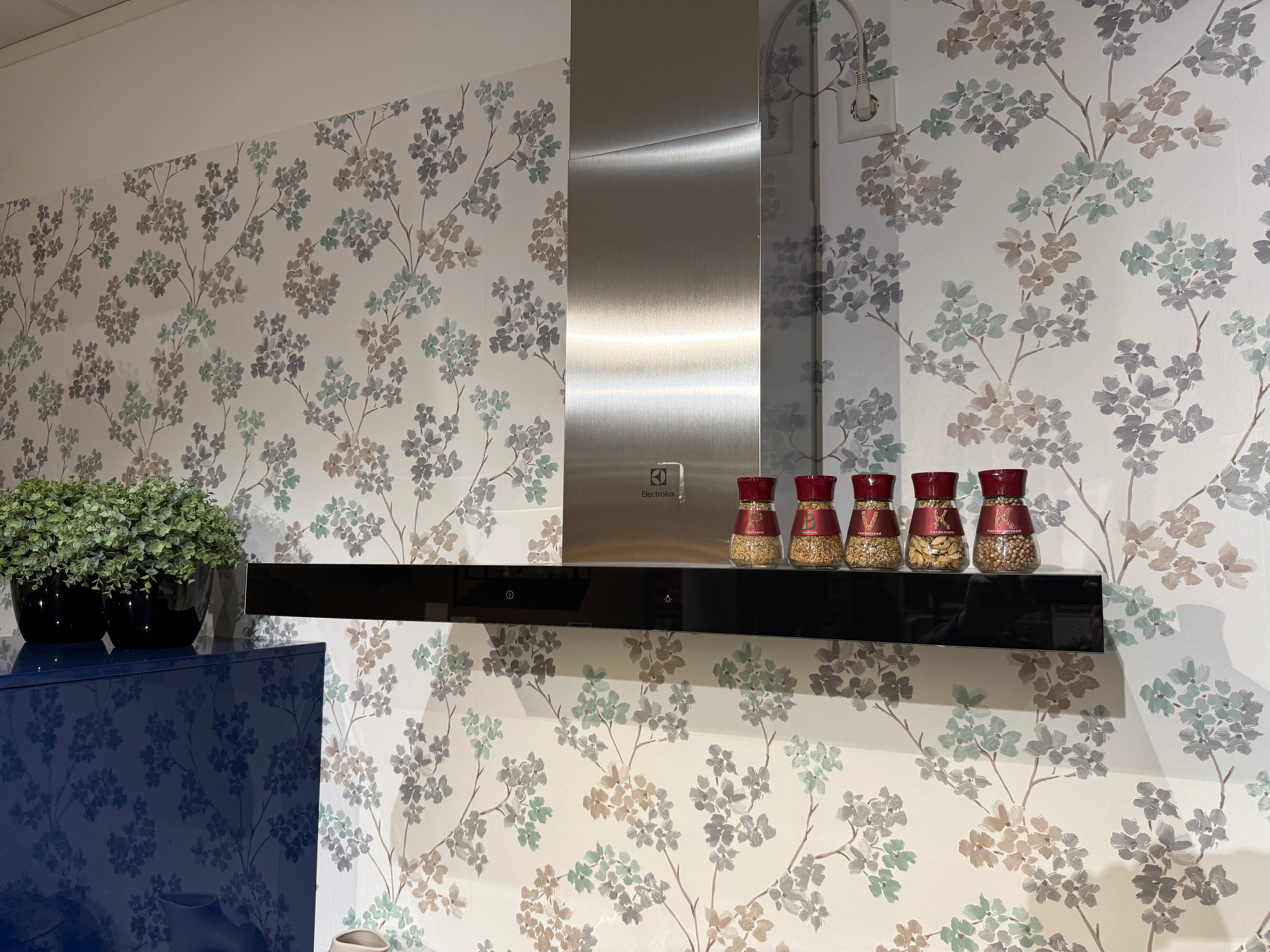 02558 - Nachtblauwe hoekkeuken