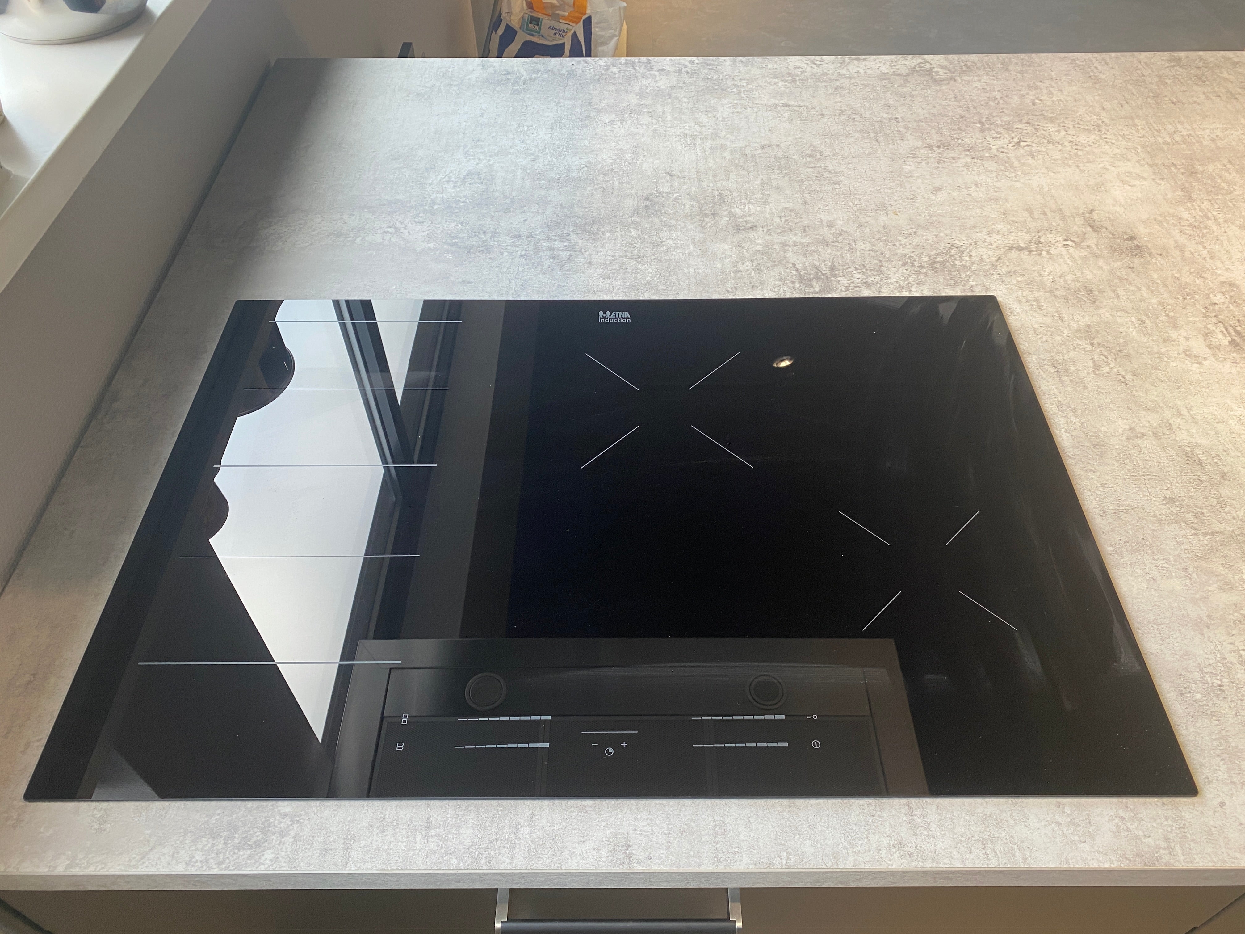 02650 - Laklaminaat zwarte eilandkeuken