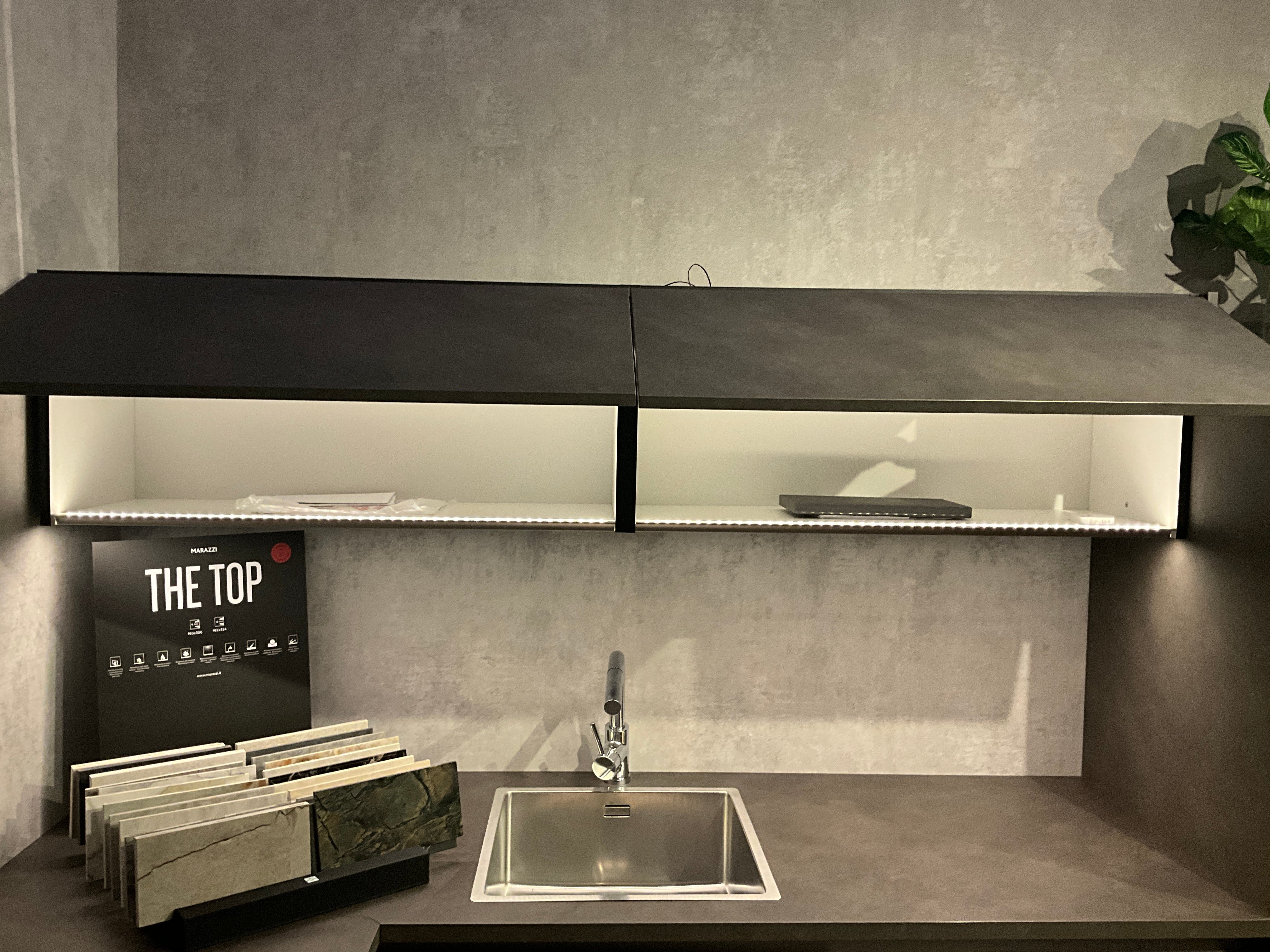 03459 - Betonlook hoekkeuken