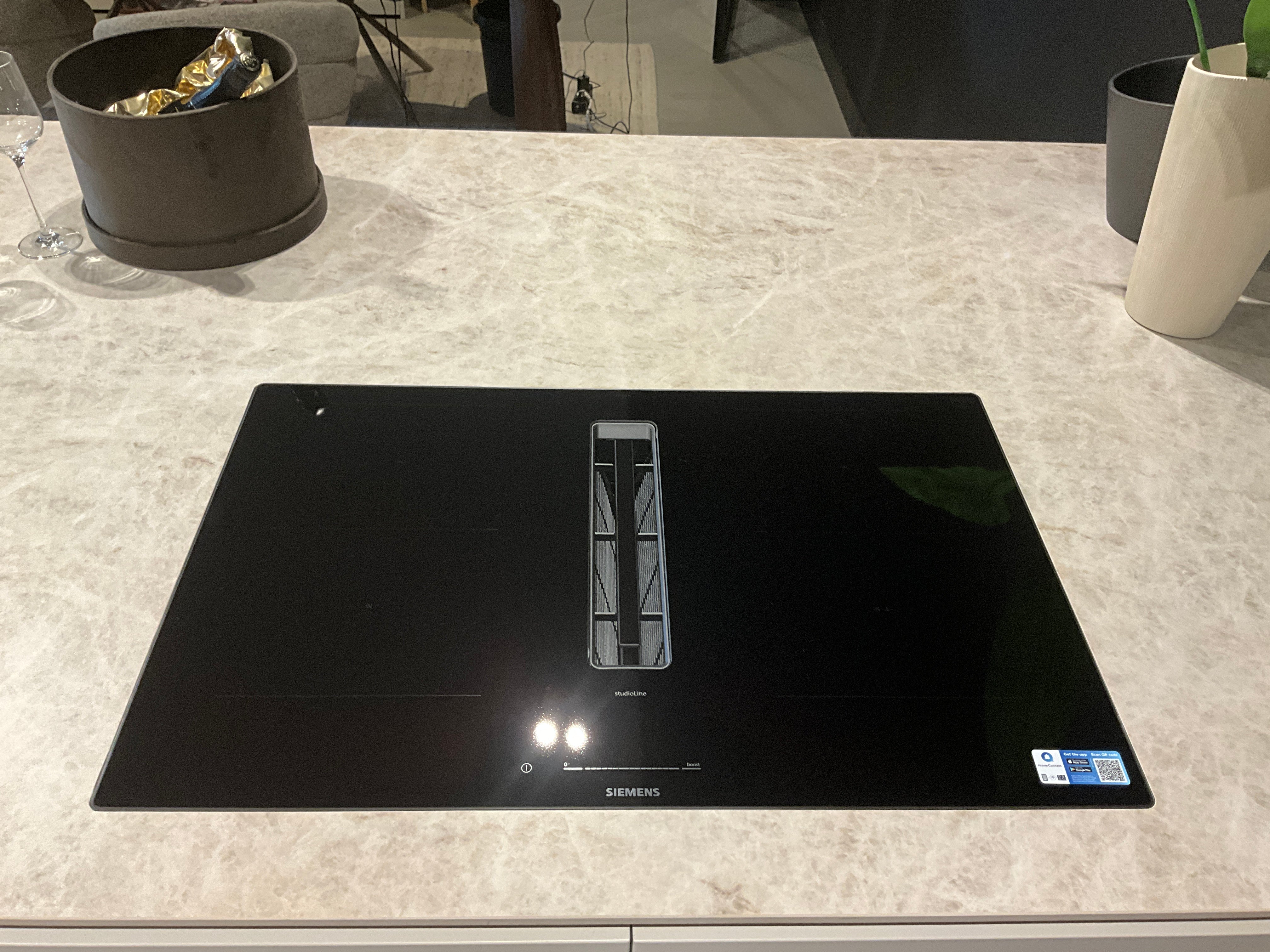 02448 - Eiken fineer eilandkeuken