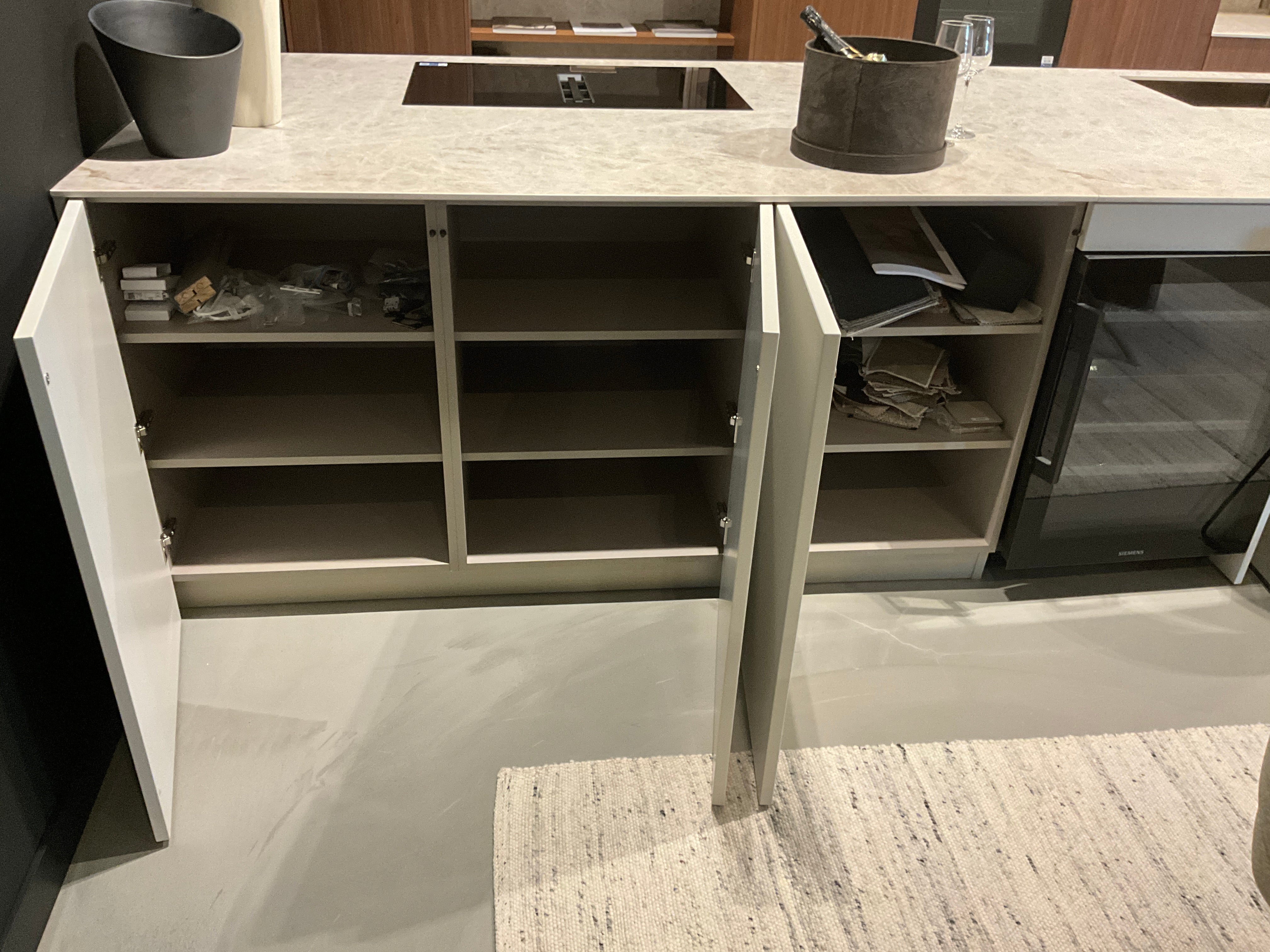 02448 - Eiken fineer eilandkeuken