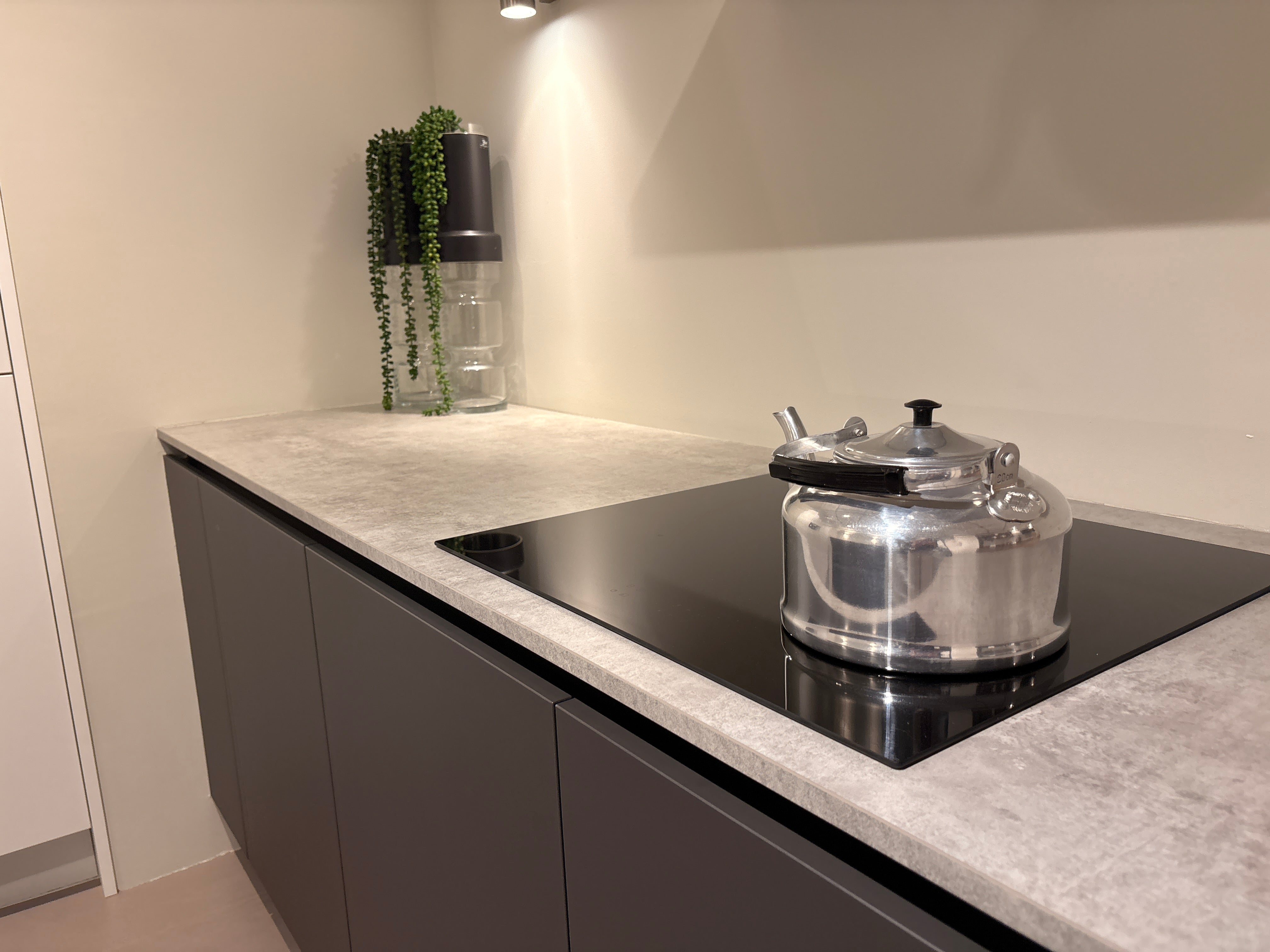 03973 - Moderne keuken met kastenwand