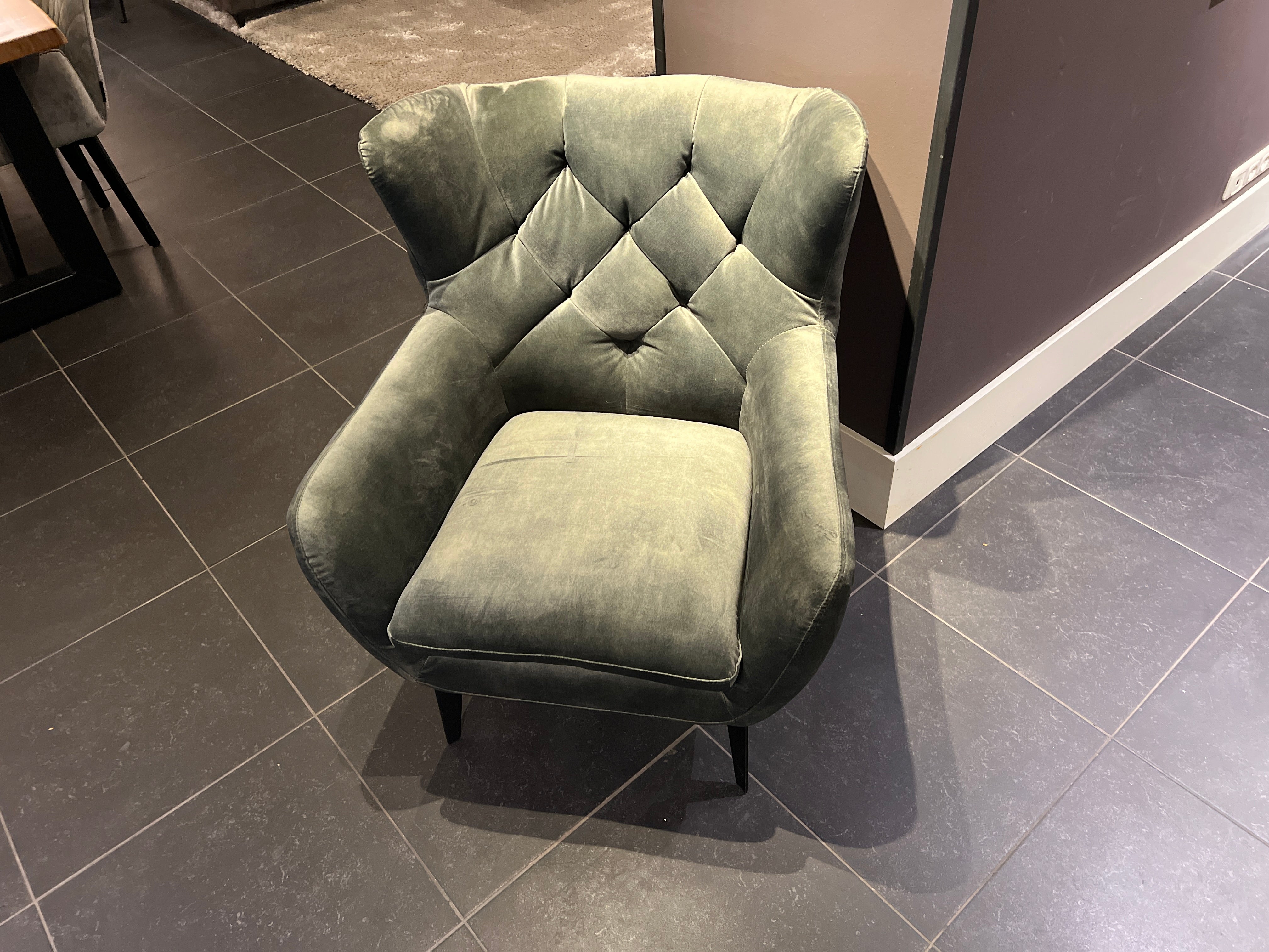 04973 - Luxe velvet fauteuil