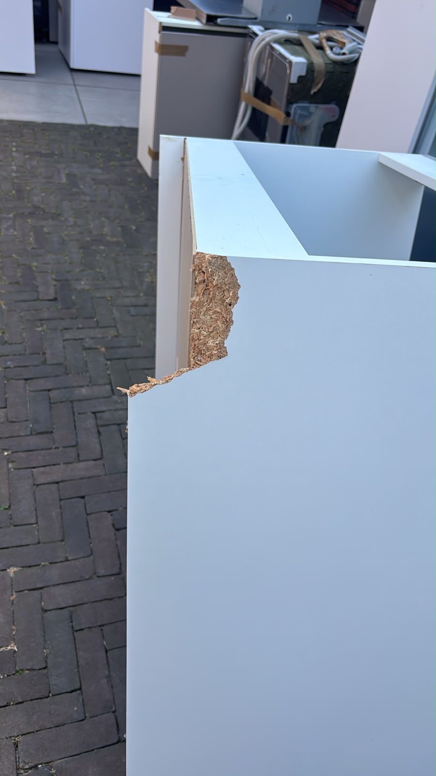 04755 - Beige eilandkeuken