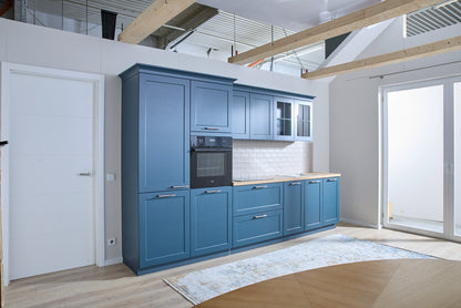 04817 - Landelijke Schüller keuken in diepblauw