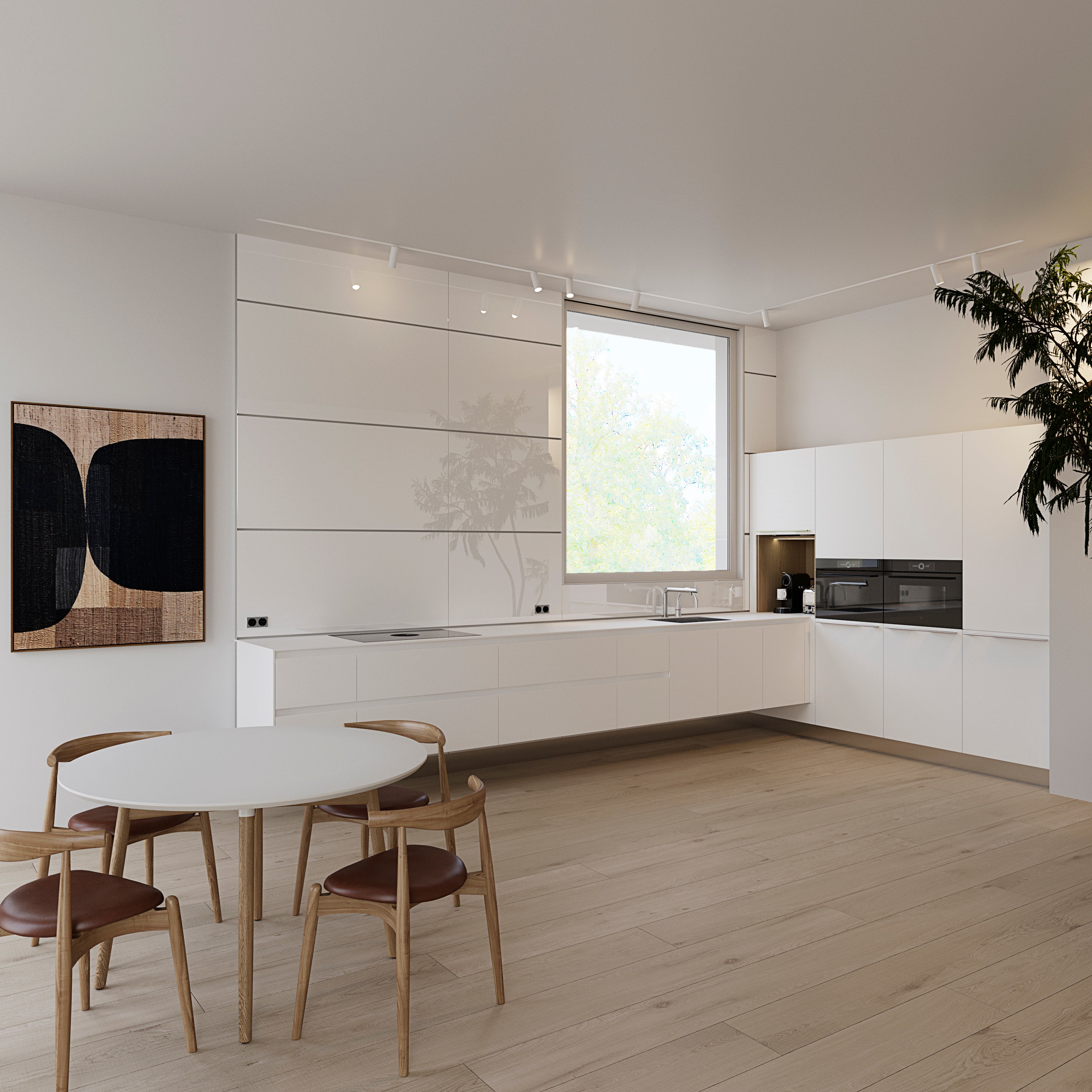 03042 - Bulthaup witte hoekkeuken