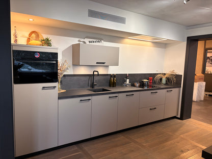 04303 - Beton grijze recht keuken