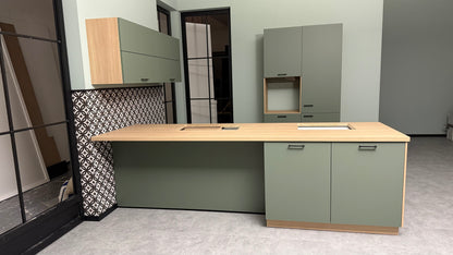 02612 - Eucalyptusgroene Schuller keuken