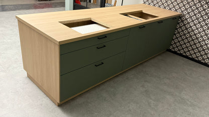 02612 - Eucalyptusgroene Schuller keuken