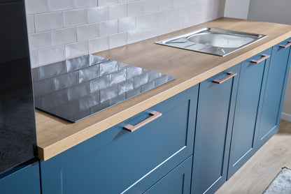 04817 - Landelijke Schüller keuken in diepblauw