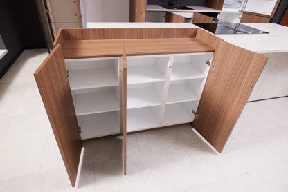 02728 - Bergamo noten schiereiland keuken