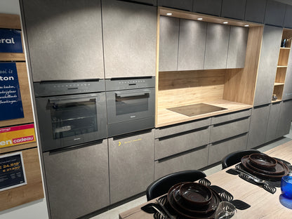 02118 - Beton grijze eilandkeuken