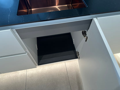02256 - Moderne eilandkeuken met tv meubel
