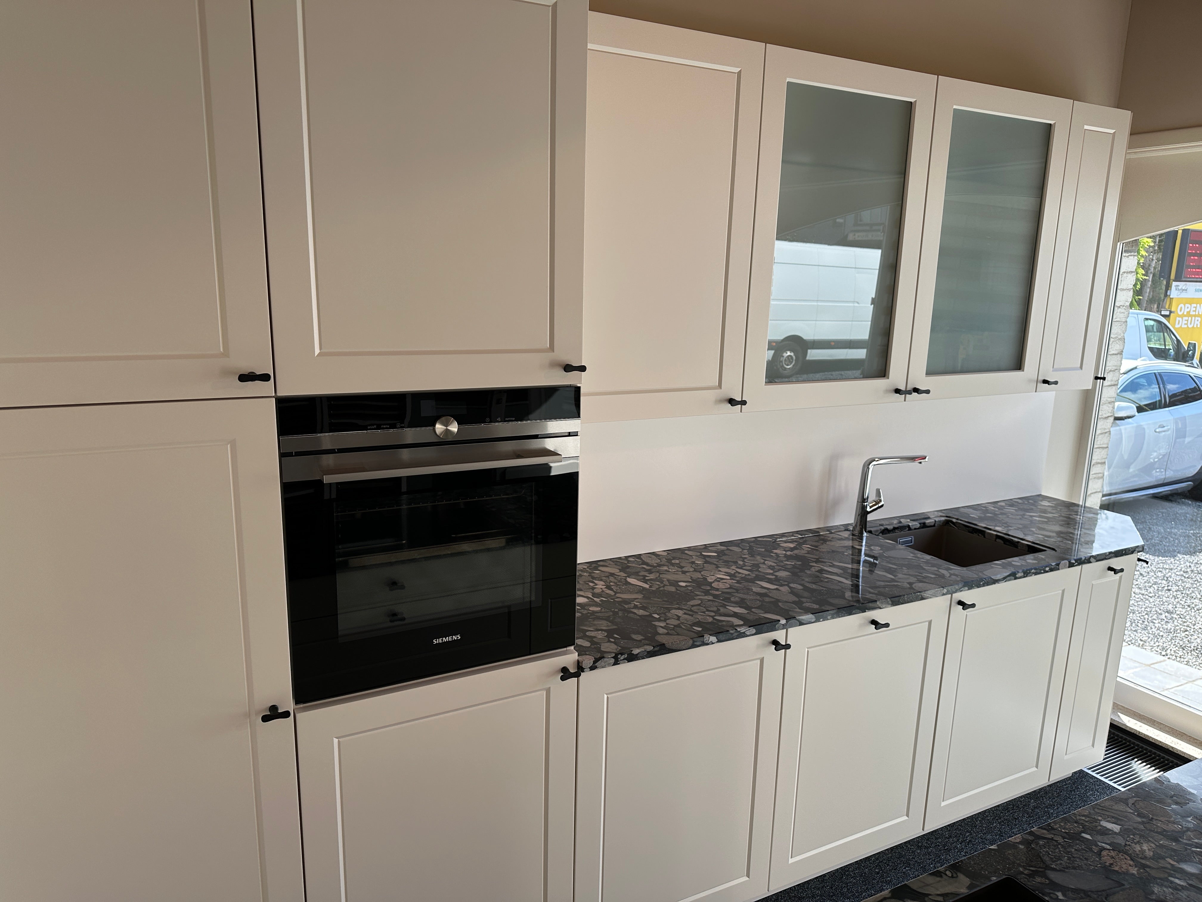 01698 - Landelijke schiereiland keuken