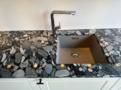 01698 - Landelijke schiereiland keuken