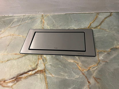 03164 - grijze schiereiland keuken