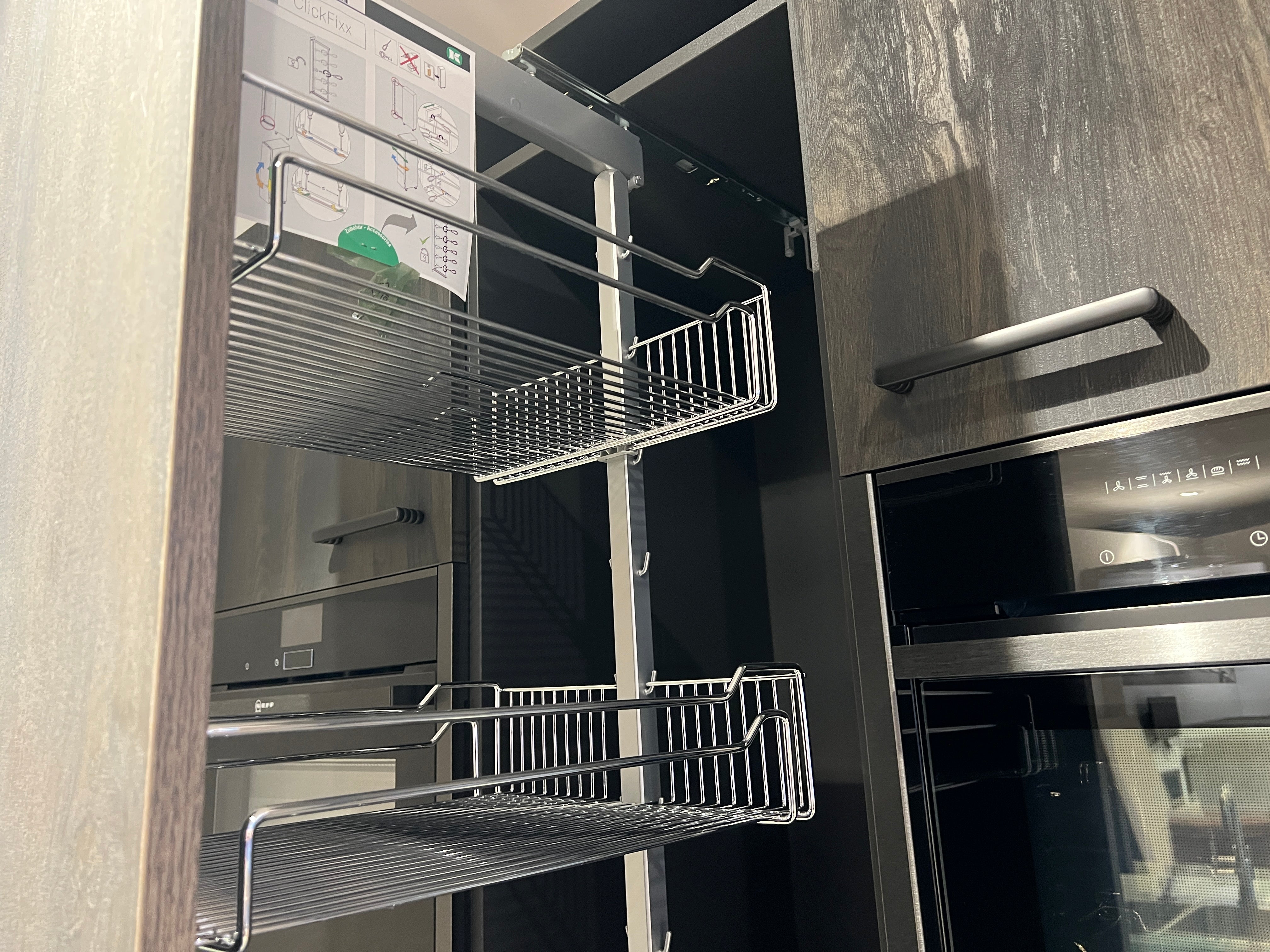 03164 - grijze schiereiland keuken