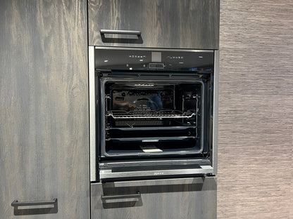 03164 - grijze schiereiland keuken