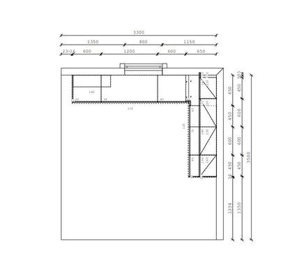 02720 - Eucalyptusgroen mat AFP hoekkeuken