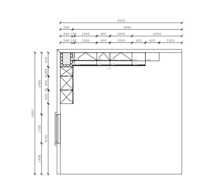 02722 - Schelpenwitte keuken met zandeiken kastenwand