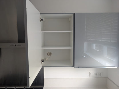 02636 - Grijze hoekkeuken