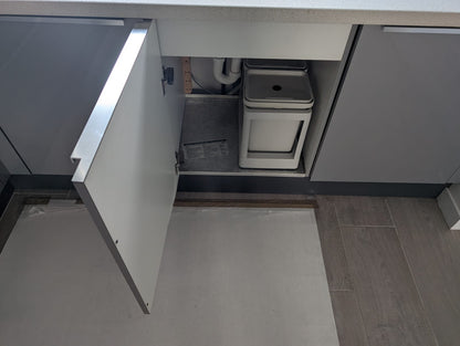 02636 - Grijze hoekkeuken