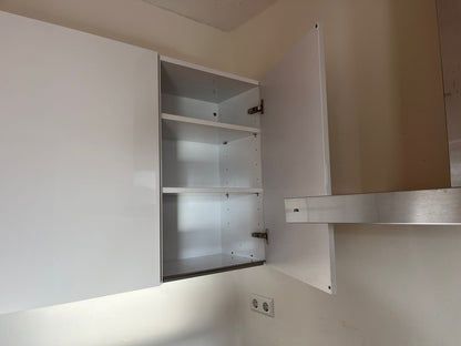 02700 - Hoogglans witte hoekkeuken