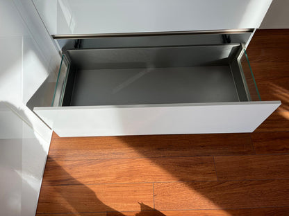 02700 - Hoogglans witte hoekkeuken