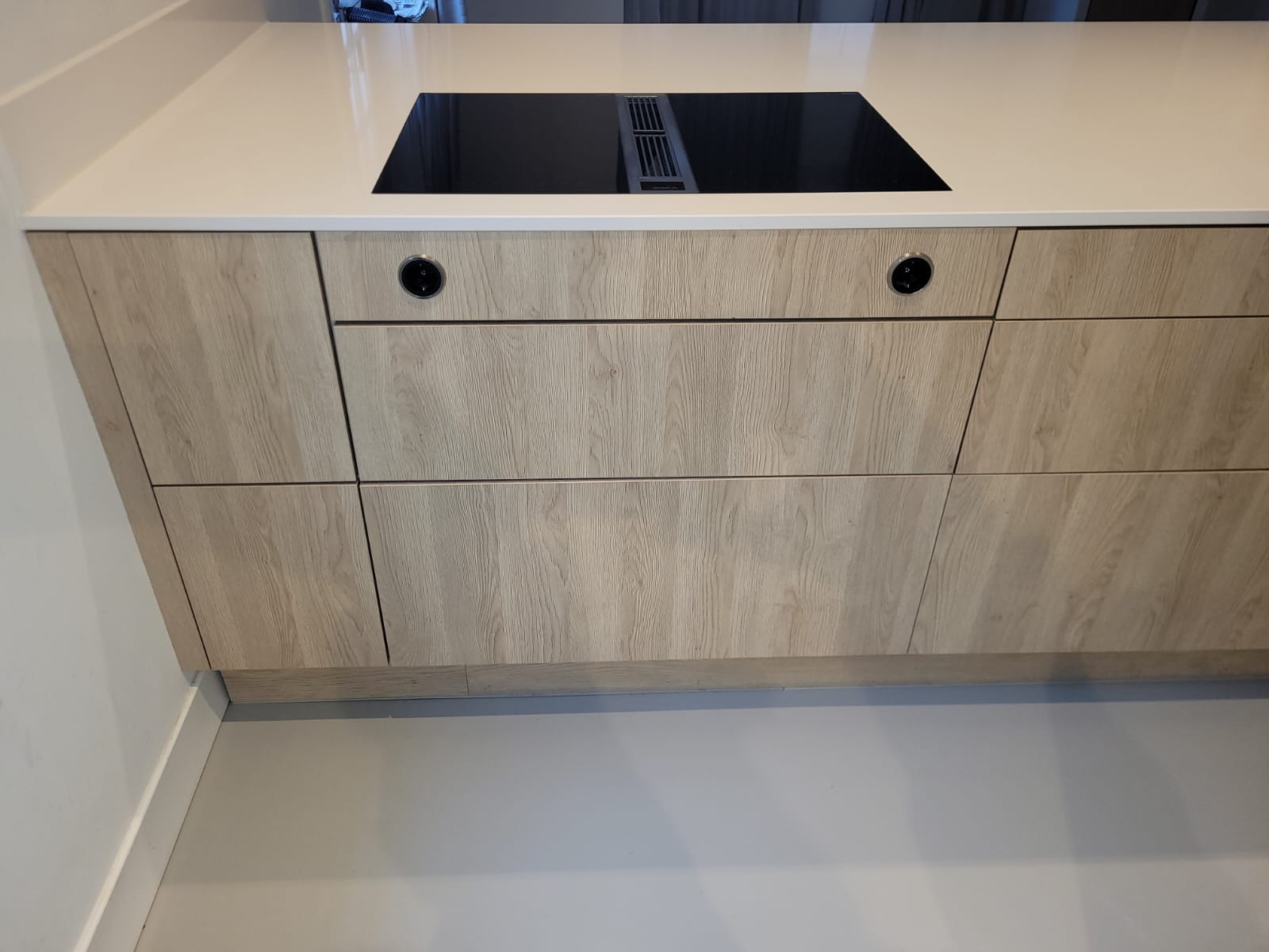 02756 - Witte schiereiland keuken