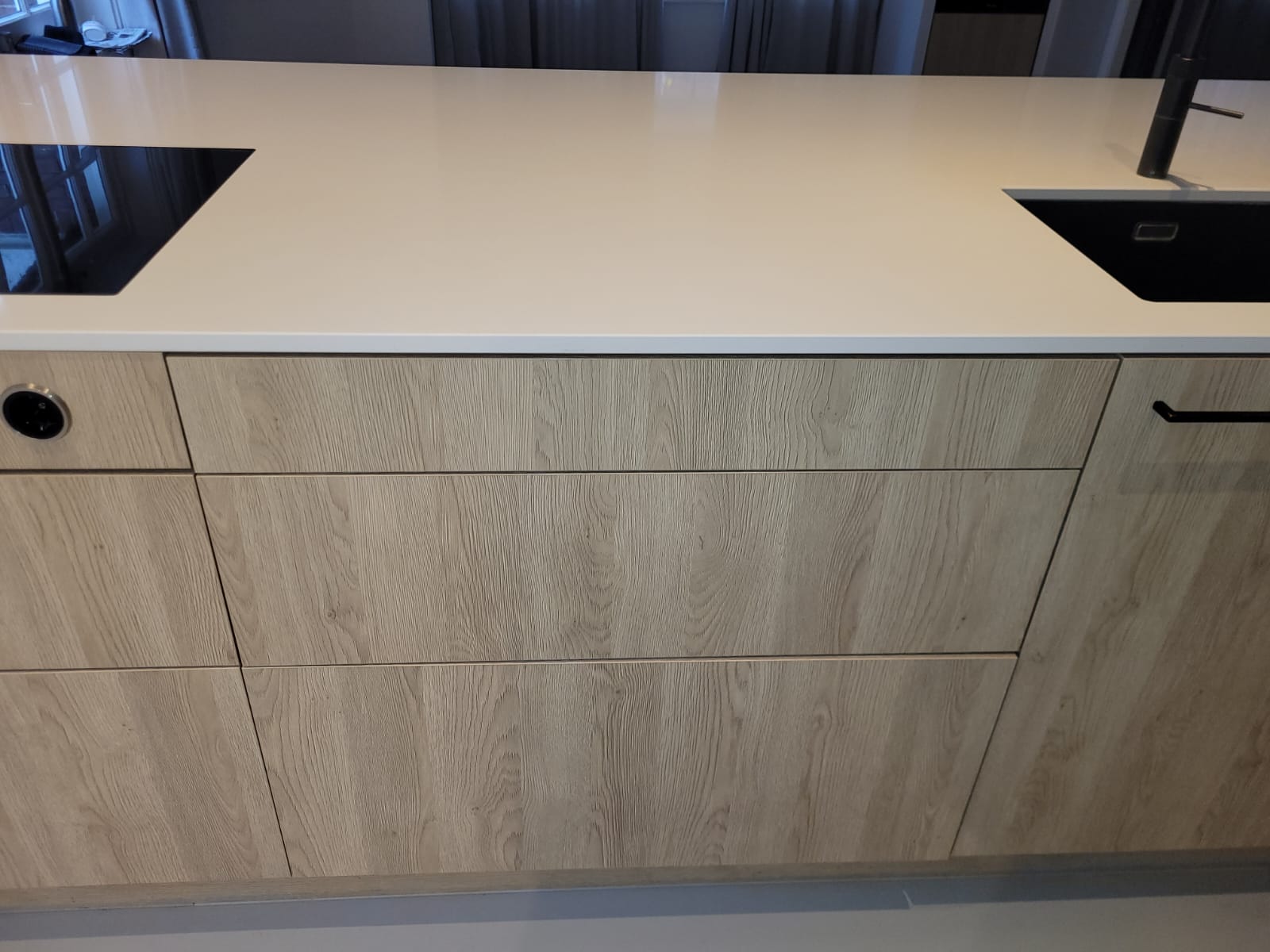 02756 - Witte schiereiland keuken