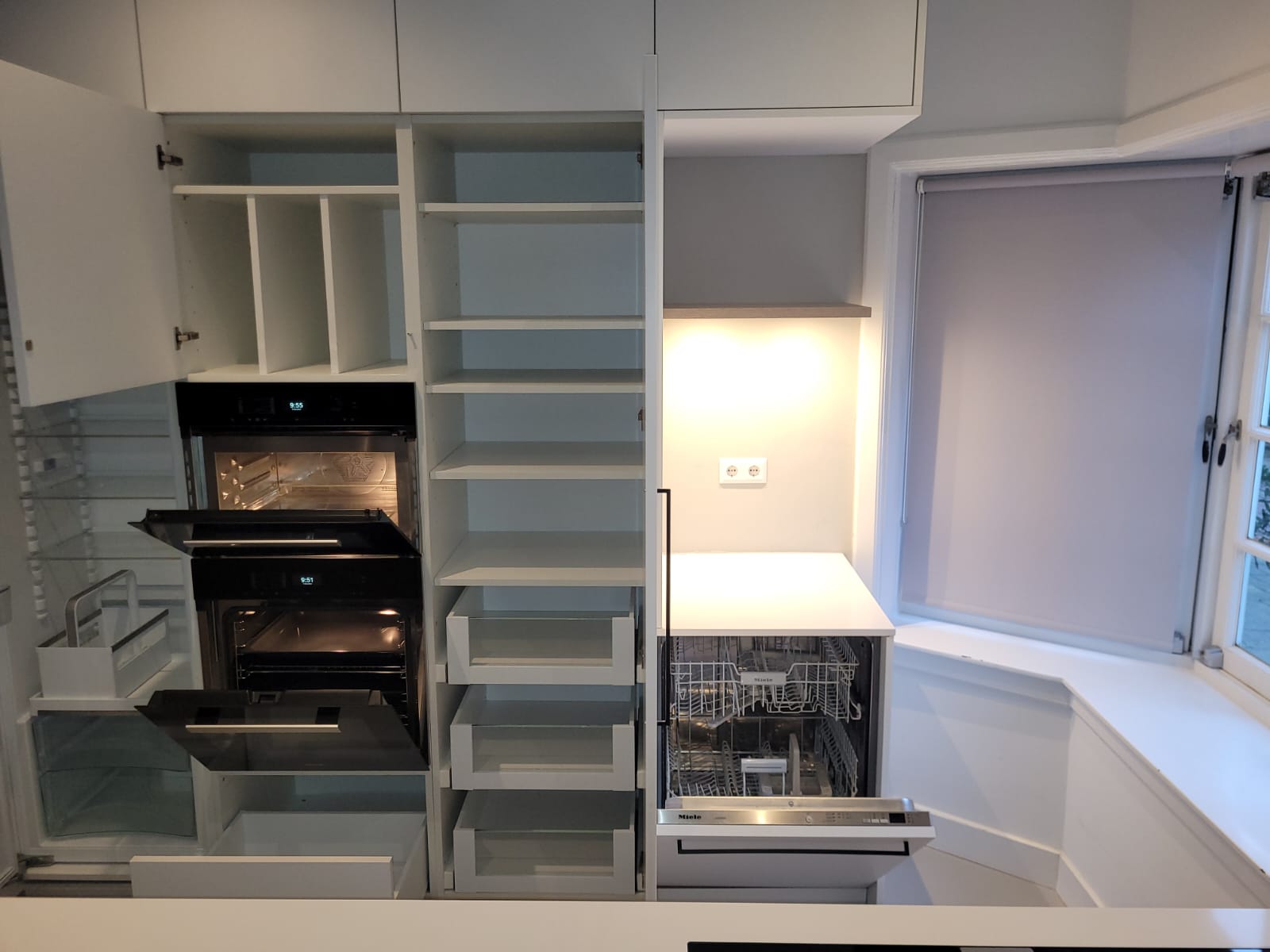 02756 - Witte schiereiland keuken