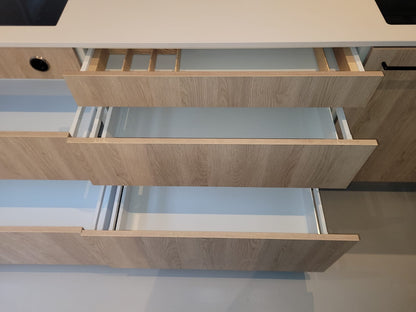 02756 - Witte schiereiland keuken